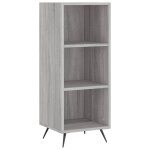 Vidaxl armoire  tagres sonoma gris 34, 5x32, 5x90cm bois d'ingnierie
