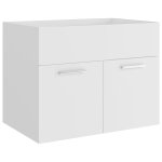 Vidaxl armoire d'vier blanc 60x38, 5x46 cm bois d?ingnierie