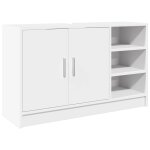 Vidaxl armoire d'�vier blanc 90x29x55 cm bois d'ing�nierie