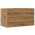 Vidaxl armoire d'vier chne artisanal 90x38, 5x45 cm bois d'ingnierie