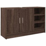 Vidaxl armoire d'évier chêne marron 90x29x55 cm bois d'ingénierie Vidaxl armoire d'évier chêne marron 90x29x55 cm bois d'ingénierie