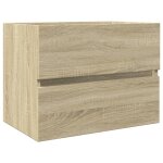 Vidaxl armoire d'�vier ch�ne sonoma 60x38, 5x45 cm agglom�r�