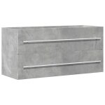 Vidaxl armoire d'vier gris bton 100x38, 5x48 cm agglomr