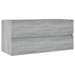 Vidaxl armoire d'vier sonoma gris 100x38, 5x45 cm bois d'ingnierie