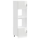Vidaxl armoires de four 2 pièces lucca bois d'ingénierie blanc brillant Vidaxl armoires de four 2 pièces lucca bois d'ingénierie blanc brillant
