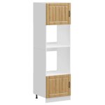 Vidaxl armoires de four 2 pices  lucca  chne artisanal bois d'ingnierie