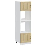 Vidaxl armoires de four 2 pices  lucca  en bois d'ingnierie chne sonoma