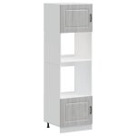 Vidaxl armoires de four 2 pices  kalmar  bois d'ingnierie gris sonoma
