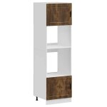 Vidaxl armoires de four 2 pcs porto chne fum bois d'ingnierie
