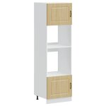 Vidaxl armoires de four 2 pi�ces  kalmar  en bois d'ing�nierie ch�ne sonoma