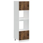 Vidaxl armoires de four 2 pi�ces  kalmar  ch�ne fum� bois d'ing�nierie