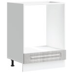 Vidaxl armoire  four kalmar sonoma gris bois d'ingnierie