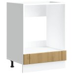 Vidaxl armoire de four lucca chêne artisanal bois ingénierie Vidaxl armoire de four lucca chêne artisanal bois ingénierie