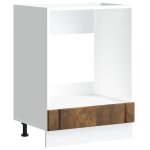 Vidaxl armoire de four lucca chêne fumé bois d'ingénierie Vidaxl armoire de four lucca chêne fumé bois d'ingénierie
