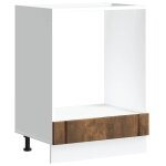 Vidaxl armoire de four lucca ch�ne fum� bois d'ing�nierie