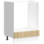 Vidaxl armoire de four lucca ch�ne sonoma bois d'ing�nierie