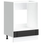 Vidaxl armoire de four lucca noir bois d'ingénierie Vidaxl armoire de four lucca noir bois d'ingénierie
