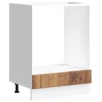 Vidaxl armoire de four lucca vieux bois bois d'ing�nierie