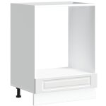 Vidaxl armoire � four porto blanc bois d'ing�nierie
