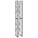 Vidaxl armoire haute blanc 40x30x210 cm bois de pin solide