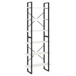 Vidaxl armoire haute blanc 80x30x210 cm bois de pin solide
