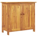 Vidaxl armoire de jardin 75x35x70 cm bois massif d'acacia