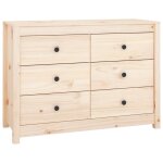 Vidaxl armoire latrale 100x40x72 cm bois de pin massif