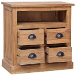 Vidaxl armoire lat�rale 60x30x60 cm teck solide