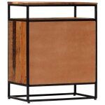 Vidaxl armoire latrale 60x35x76 cm bois rcupration massif et acier