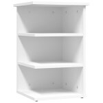 Vidaxl armoire lat�rale blanc 35x35x55 cm bois d'ing�nierie
