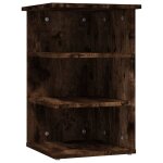 Vidaxl armoire lat�rale ch�ne fum� 35x35x55 cm bois d'ing�nierie