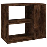 Vidaxl armoire lat�rale ch�ne fum� 60x30x50 cm bois d'ing�nierie