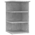 Vidaxl armoire lat�rale gris b�ton 35x35x55 cm agglom�r�