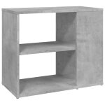Vidaxl armoire latrale gris bton 60x30x50 cm agglomr
