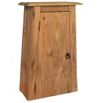 Vidaxl armoire lat�rale de salle de bain pin massif 42x23x70 cm