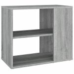 Vidaxl armoire latrale sonoma gris 60x30x50 cm bois d'ingnierie