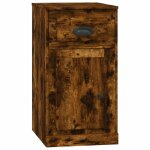 Vidaxl armoire latérale avec tiroir chêne fumé 40x50x75 cm Vidaxl armoire latérale avec tiroir chêne fumé 40x50x75 cm