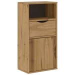 Vidaxl armoire latérale avec tiroir odda 40x24x79 cm bois massif pin Vidaxl armoire latérale avec tiroir odda 40x24x79 cm bois massif pin