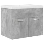 Vidaxl armoire lavabo de salle de bain avec bassin intégré et robinet Vidaxl armoire lavabo de salle de bain avec bassin intégré et robinet