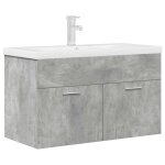 Vidaxl armoire lavabo de salle de bain avec bassin intgr et robinet