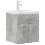 Vidaxl armoire lavabo de salle de bain avec bassin int�gr� et robinet