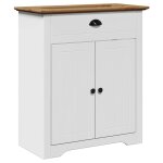 Vidaxl armoire de lavabo de salle de bain bodo blanc marron 70x35x80cm Vidaxl armoire de lavabo de salle de bain bodo blanc marron 70x35x80cm