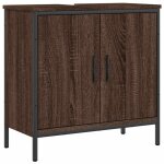 Vidaxl armoire lavabo de salle de bain chne marron 60x30x60 cm