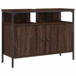 Vidaxl armoire lavabo de salle de bain chêne marron 80x30x60 cm Vidaxl armoire lavabo de salle de bain chêne marron 80x30x60 cm
