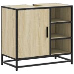 Vidaxl meuble de salle de bain avec lavabo chêne sonoma 65 x 33 x 60 cm bois d'ingénierie Vidaxl meuble de salle de bain avec lavabo chêne sonoma 65 x 33 x 60 cm bois d'ingénierie