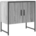 Vidaxl armoire lavabo de salle de bain sonoma gris 60x33x60 cm