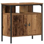 Vidaxl armoire lavabo de salle de bain vieux bois 60x30x60 cm