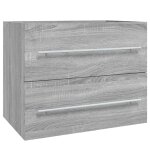 Vidaxl armoire de lavabo sonoma gris 60x38, 5x48 cm bois d'ing�nierie