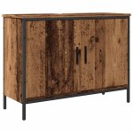 Vidaxl armoire lavabo vieux bois 80x30x60 cm bois d'ingénierie Vidaxl armoire lavabo vieux bois 80x30x60 cm bois d'ingénierie