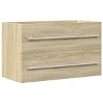 Vidaxl armoire de lavabo vieux bois 80x38, 5x48 cm bois d'ing�nierie